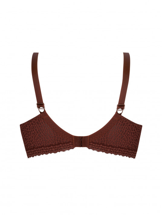 Soutien-gorge bien-être cappuccino EXQUISE EN DENTELLE
