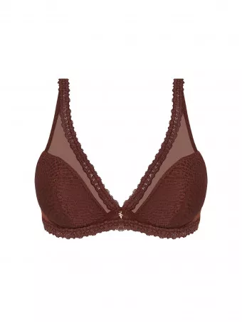 Half padded triangle bra EXQUISE EN DENTELLE