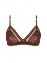 Antigel Soutien-gorge sans armatures cappuccino EXQUISE EN DENTELLE