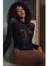 MARJOLAINE Body en maille et dentelle BONNIE