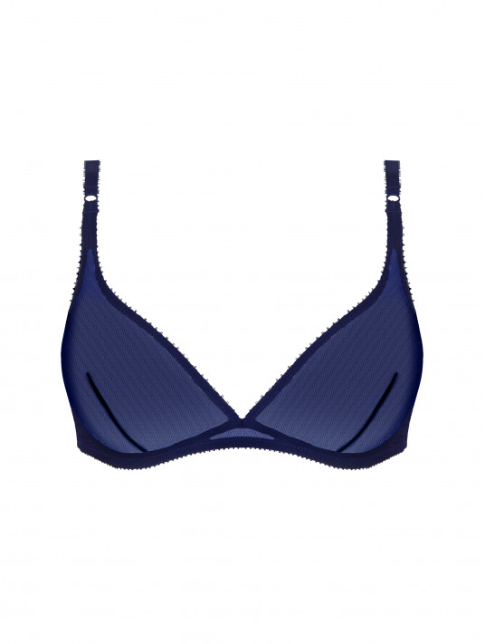 Non wired bra blue REVELATION BEAUTE