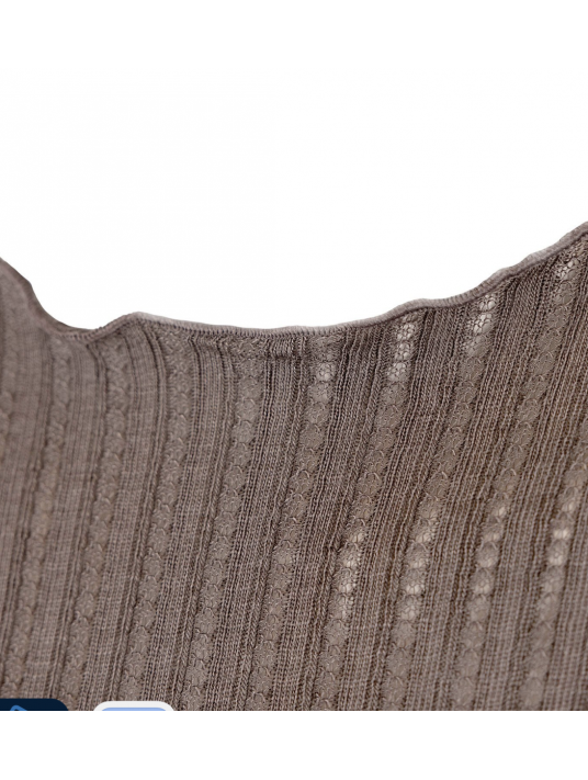 oscalito T shirt taupe LAINE ET SOIE