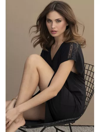 antigel black Nightdress SENSUALITE FAUVE