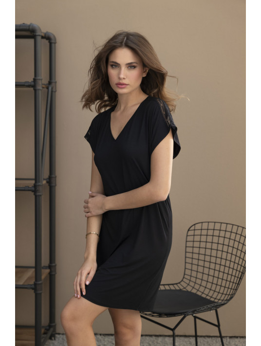 antigel black Nightdress SENSUALITE FAUVE