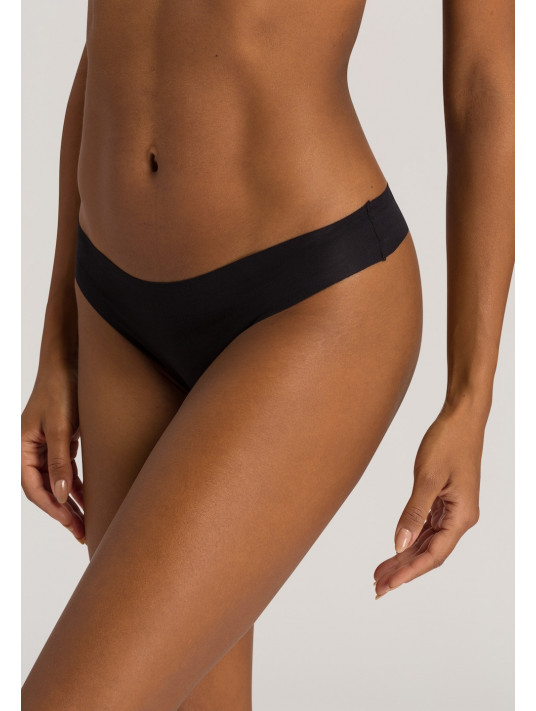 HANRO String invisible noir COTON