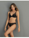 Antigel soutien-gorge 1/2 mousse noir DENTELLE REBELLE