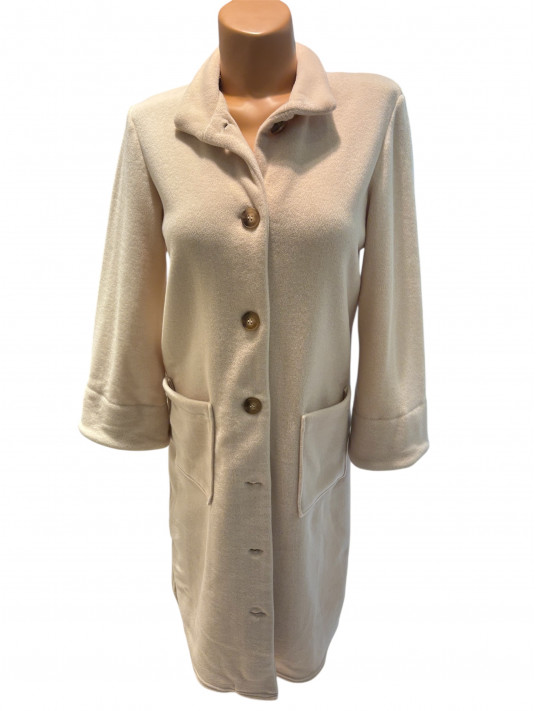 Pilus Fleece beige dressing gown TINAEL