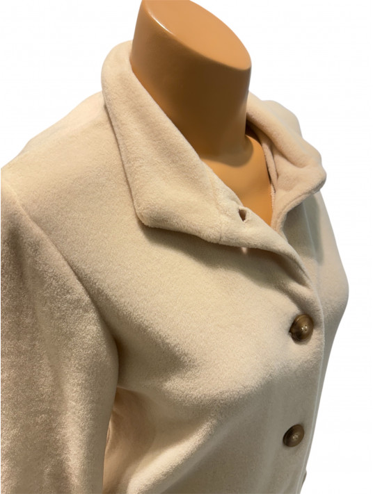 Pilus Fleece beige dressing gown TINAEL