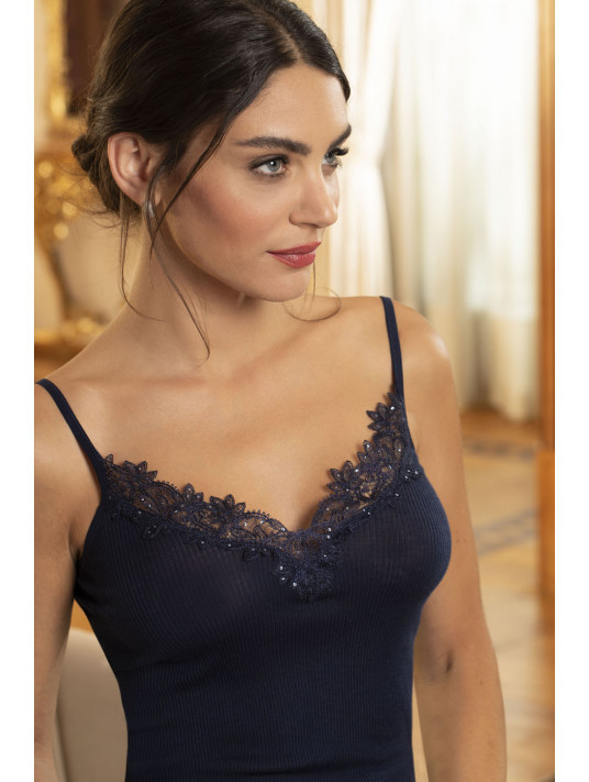 Lise Charmel Sleeveless woolen silk top ECLAT COUTURE