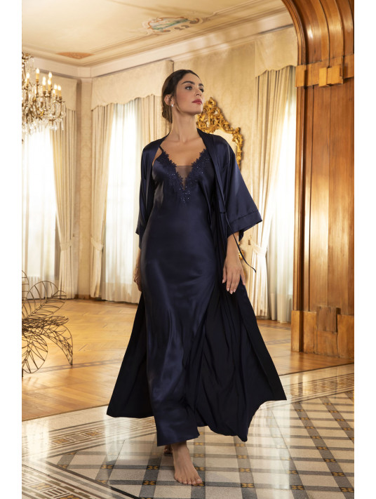 Lise Charmel Nuisette longue bleu nuit ECLAT COUTURE