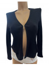 Oscalito Top black WOOLEN SILK