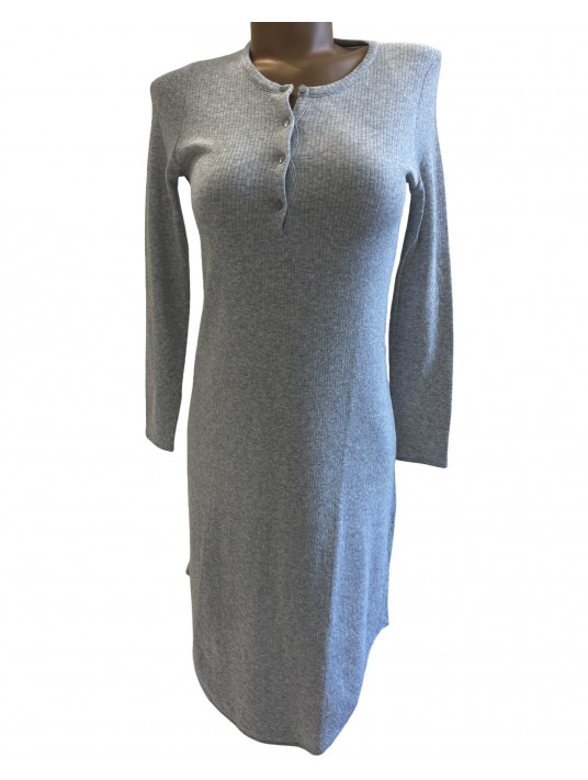 oscalito grey Nightdress coton THERMOTEX 430