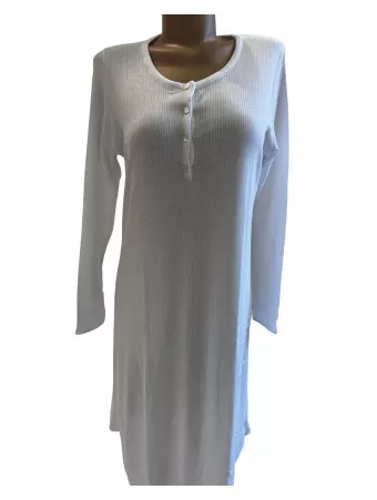 oscalito Nightdress white cotton THERMOTEX