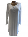 oscalito Nightdress white cotton THERMOTEX
