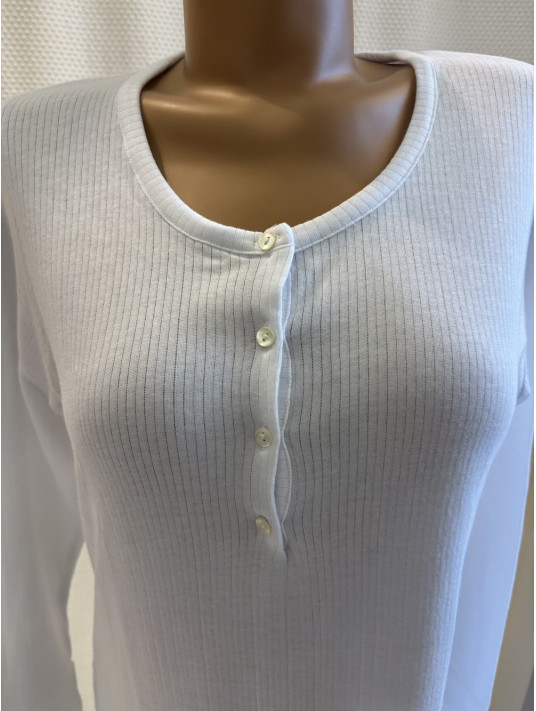 oscalito Nightdress white cotton THERMOTEX