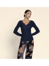 Lise Charmel Long sleeved woolen silk top ECLAT COUTURE