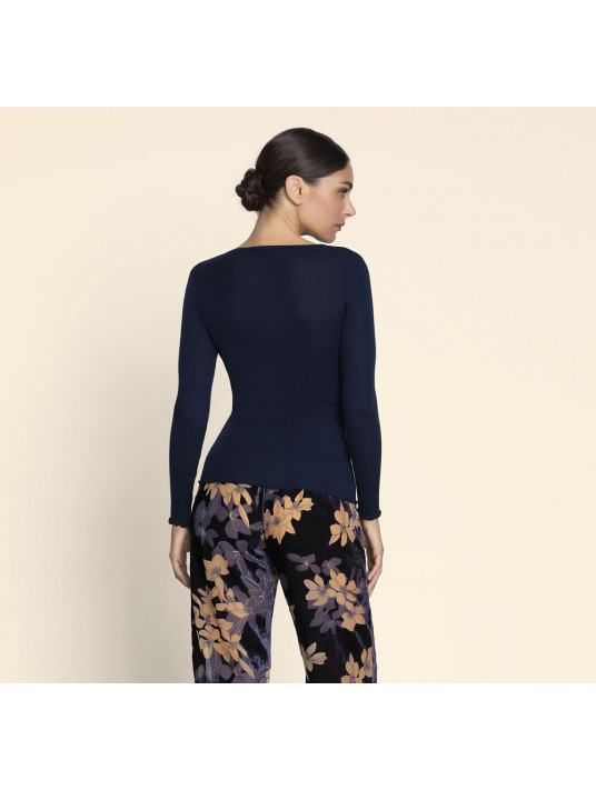 Lise Charmel Long sleeved woolen silk top ECLAT COUTURE