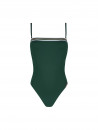 Bandeau Swimsuit green cypres ENERGIE NAUTIQUE