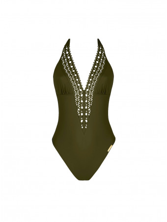 LISE CHARMEL Maillot 1 pièce nageur avocat AJOURAGE SEDUCTION