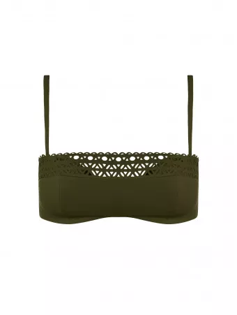 LISE CHARMEL Bandeau bikibi bra avocat DENTELLE AJOURAGE