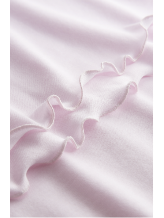 feraud Chemise de nuit manches courtes rose COTON