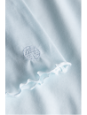 feraud Chemise de nuit manches courtes bleu COTON