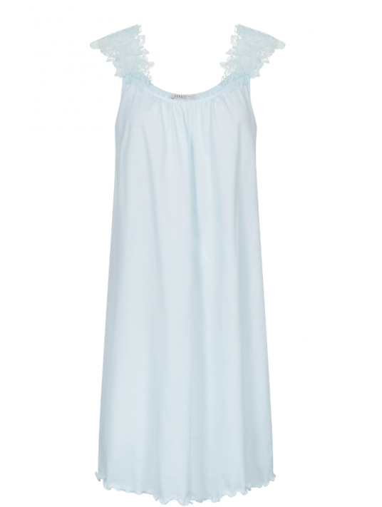 Feraud sleeveless nightgown blue COTTON