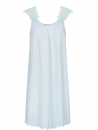 feraud Chemise de nuit sans manches bleu COTON