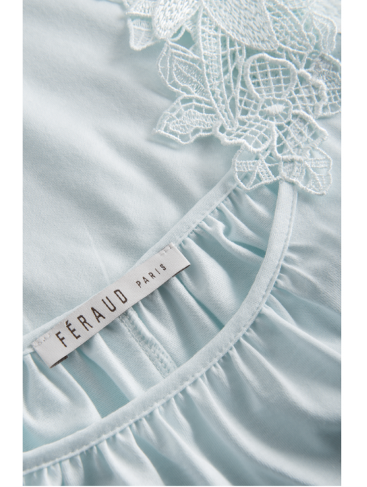 Feraud sleeveless nightgown blue COTTON