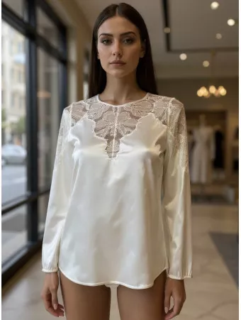 Oscalito Chemise manches longues SOIE