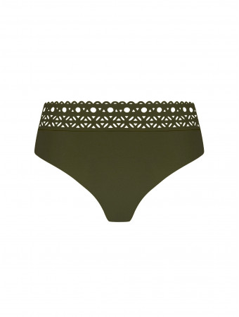 Lise Charmel High bikini brief green avocado AJOURAGE COUTURE
