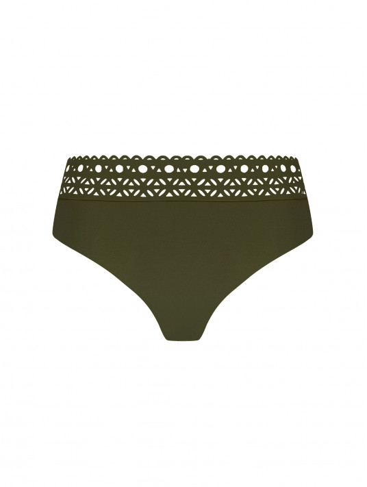Lise Charmel High bikini brief green avocado AJOURAGE COUTURE