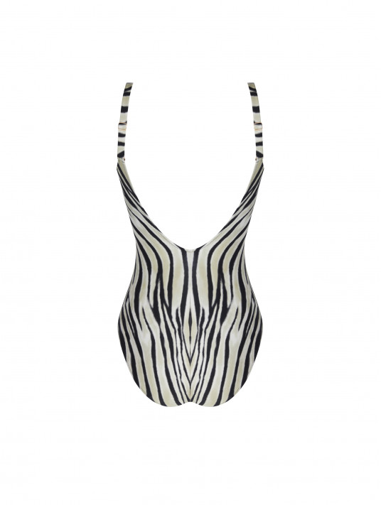 ANTIGEL Wireless one-piece swimsuit LA TIGRE BLANC
