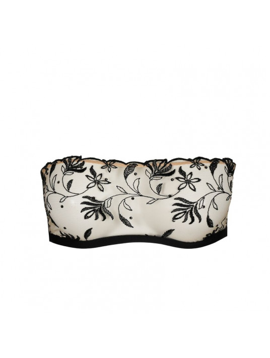 Sarda Soutien-gorge bandeau noir SHAY