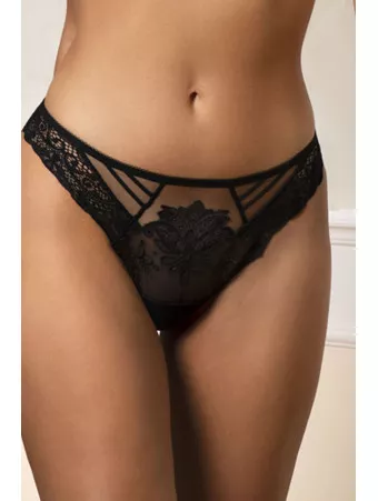 Lise Charmel Slip séduction dentelle noir DIVA GLAMOUR