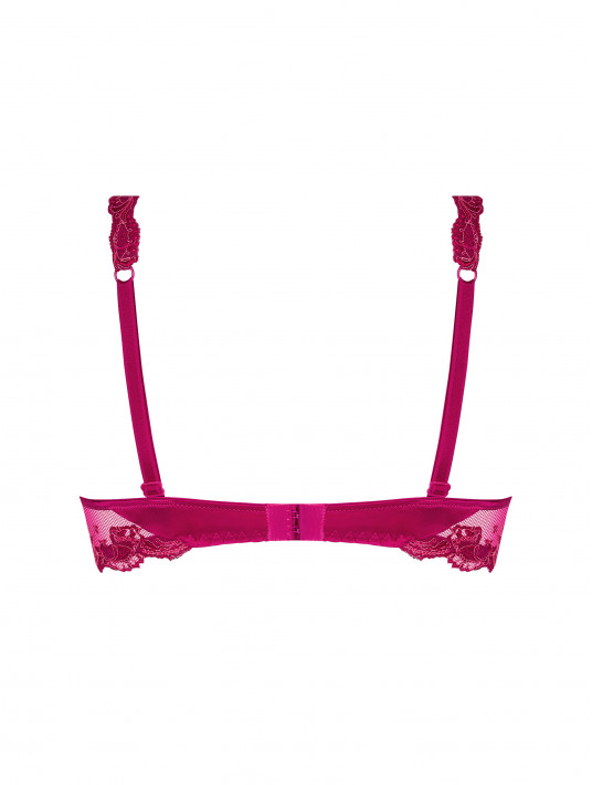 Lise Charmel Soutien-gorge armatures carmin SPLENDEUR SOIE