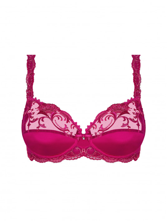 Lise Charmel Soutien-gorge armatures carmin SPLENDEUR SOIE