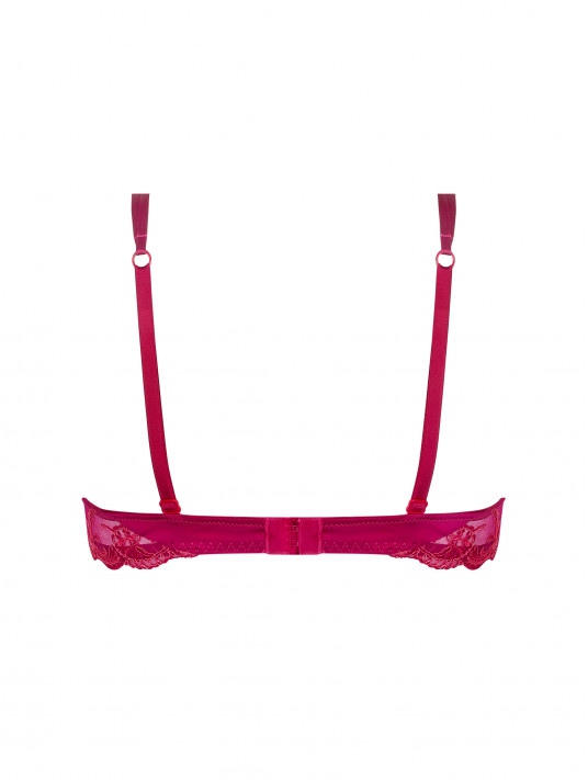 Lise Charmel Soutien-gorge coque carmin SPLENDEUR SOIE