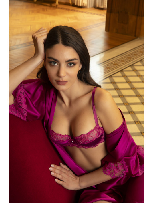 Lise Charmel Half cup bra pink SPLENDEUR SOIE