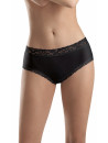 hanro Full brief black cotton MOMENTS