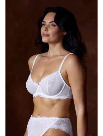 WACOAL White underwired bra VIVID ATTRACTION
