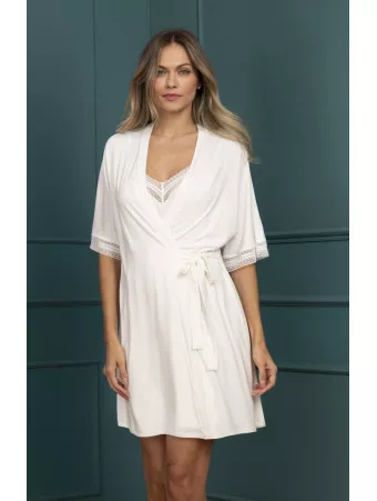 Antigel ivory Dressing gown SIMPLY GRAPHIC