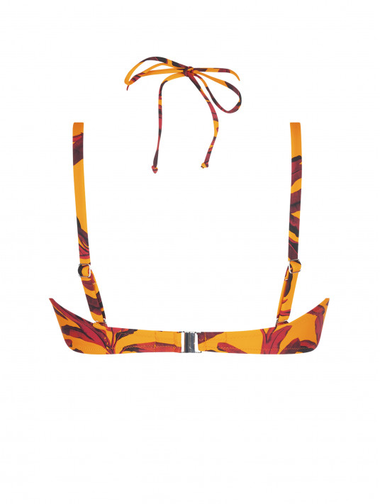 ANTIGEL Deep Cup Bandeau Bikini Top LA MELANESIA