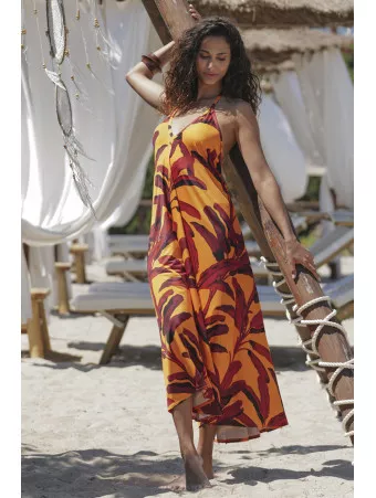 ANTIGEL Long beach dress LA MELANESIA