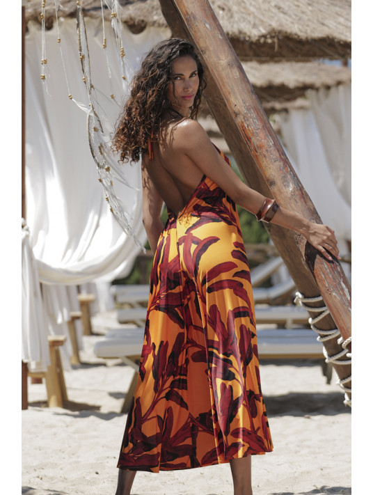 ANTIGEL Long beach dress LA MELANESIA