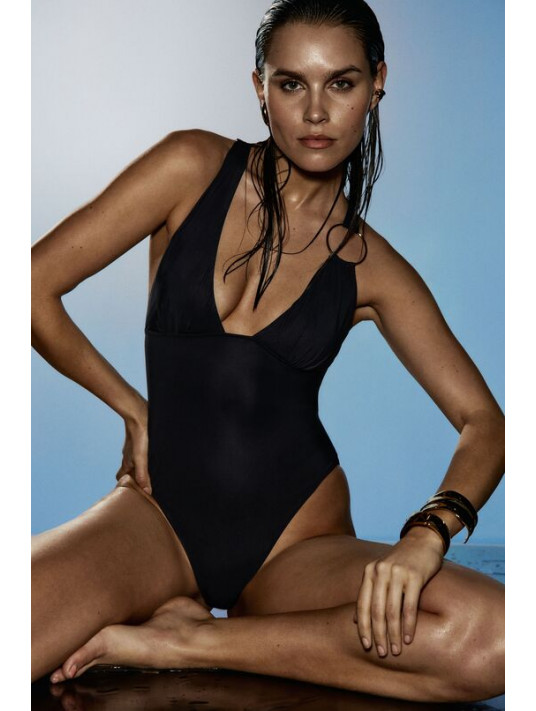 Sarda Padded black Swimsuit LITA