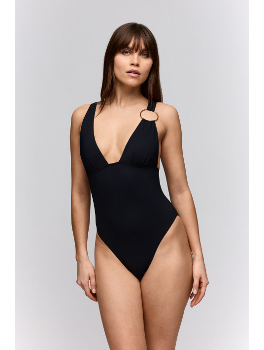 Sarda Maillot une pièce noir LITA