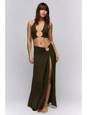 SARDA Dress, Skirt olive green LITA