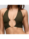 sarda Padded bikini top olive green LITA