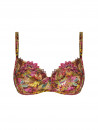 Half deep cup bra DANSE DES FLEURS
